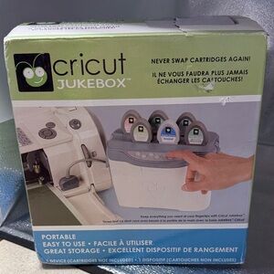 Cricut Jukebox Cartridge Organizer - Blue and White